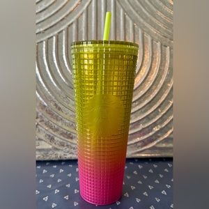 Starbucks summer tumbler.